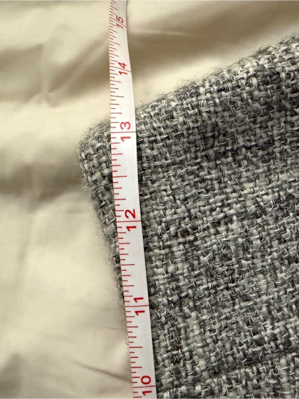 J.Crew Gray Tweed Wool Pencil Skirt Petite 2 Career - Picture 5 of 6